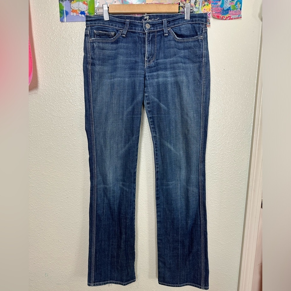 7 for All Mankind Colette Straight Leg Denim Jeans Women’s Size 28